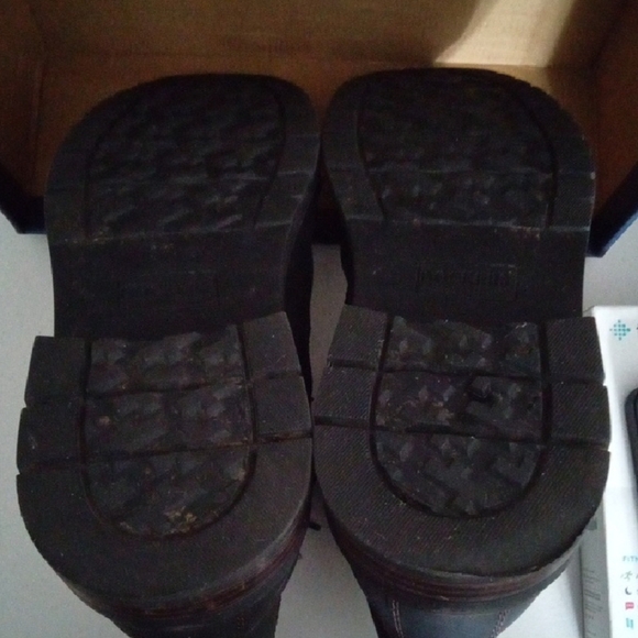 Dockers Black Combat Boots Lace-up Mid-ankle - Picture 3 of 8